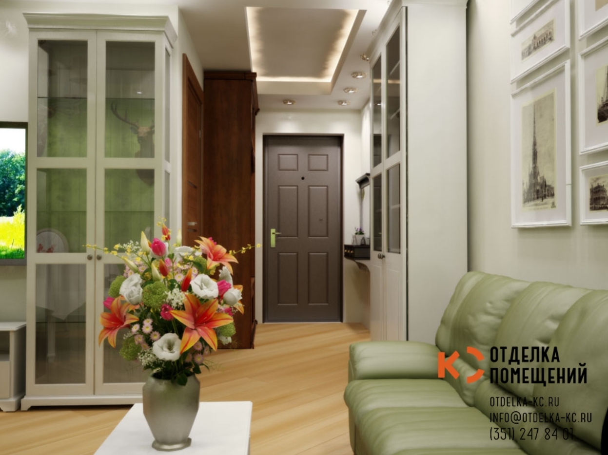 Дизайн проект квартиры 69 м2